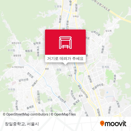 창일중학교 지도