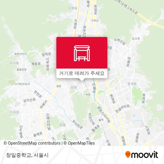 창일중학교 지도