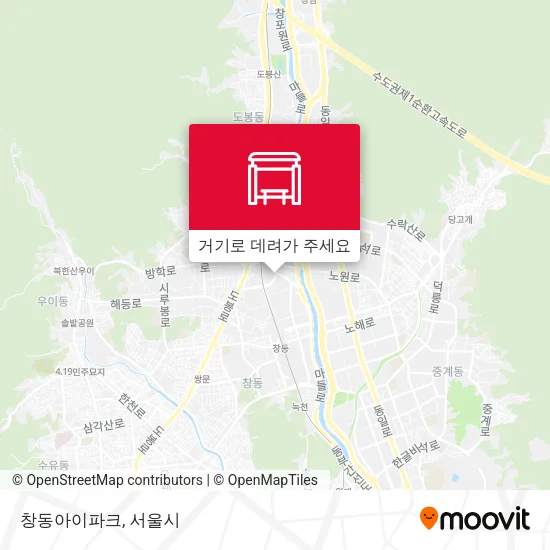창동아이파크 지도