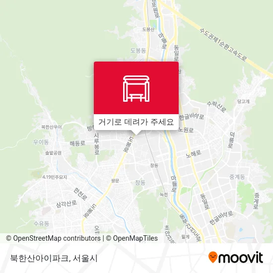 북한산아이파크 지도