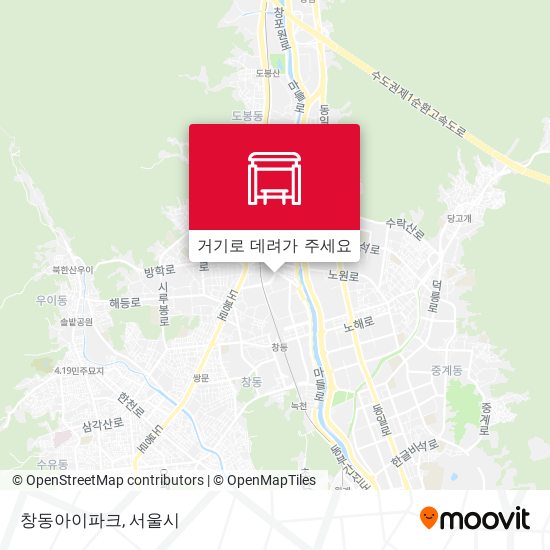 창동아이파크 지도