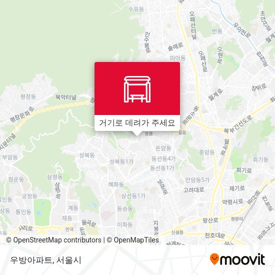 우방아파트 지도