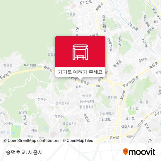 숭덕초교 지도