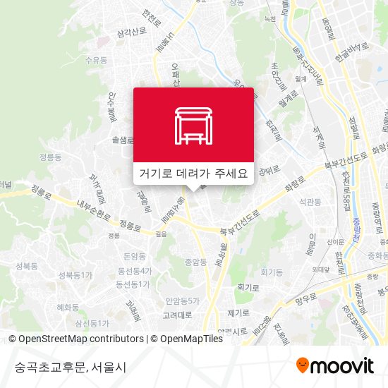 숭곡초교후문 지도