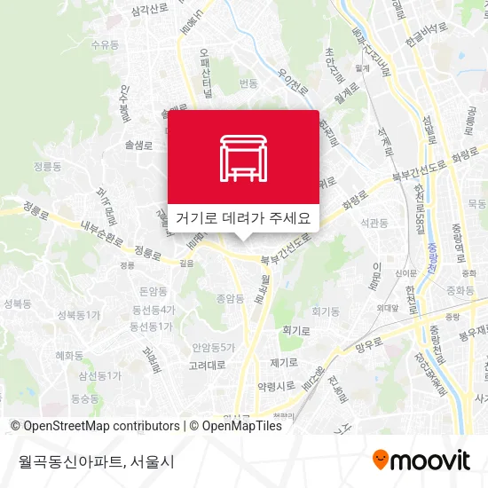 월곡동신아파트 지도