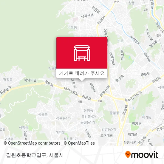 길원초등학교입구 지도