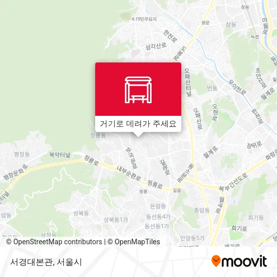 서경대본관 지도