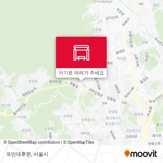 국민대후문 지도