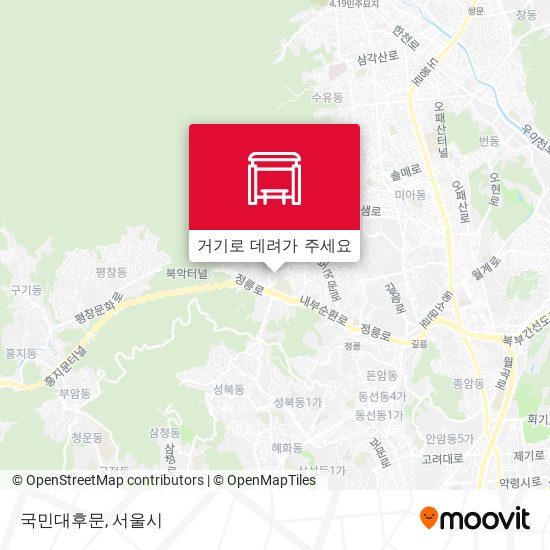 국민대후문 지도