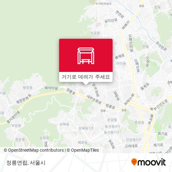 정릉연립 지도