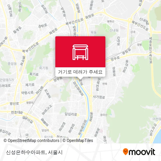 신성은하수아파트 지도