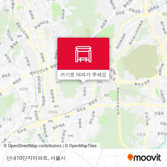 신내10단지아파트 지도