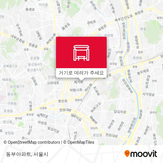 동부아파트 지도