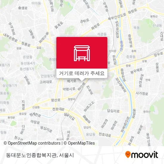 동대문노인종합복지관 지도