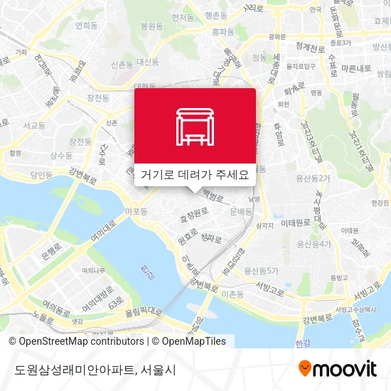 도원삼성래미안아파트 지도