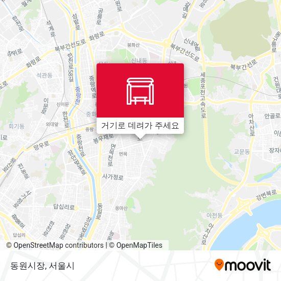 동원시장 지도
