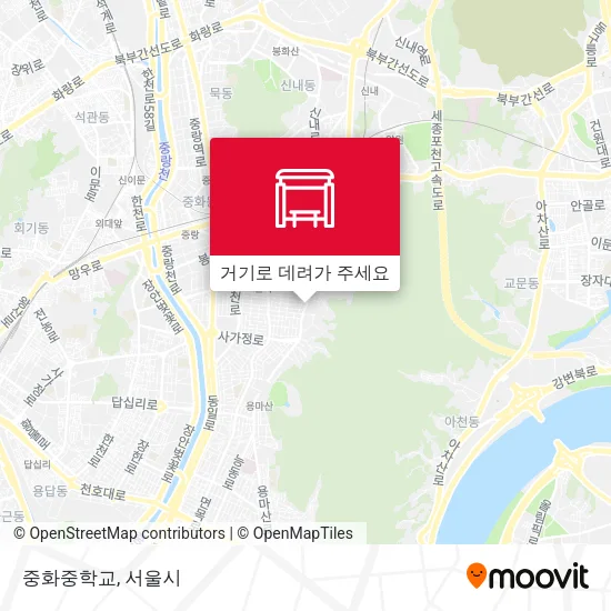 중화중학교 지도