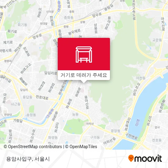 용암사입구 지도