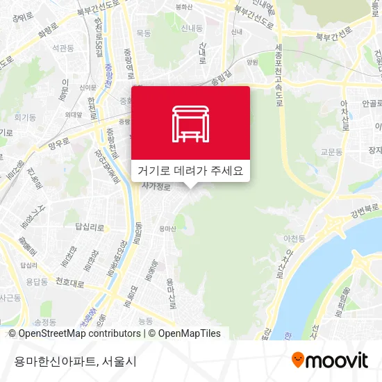 용마한신아파트 지도