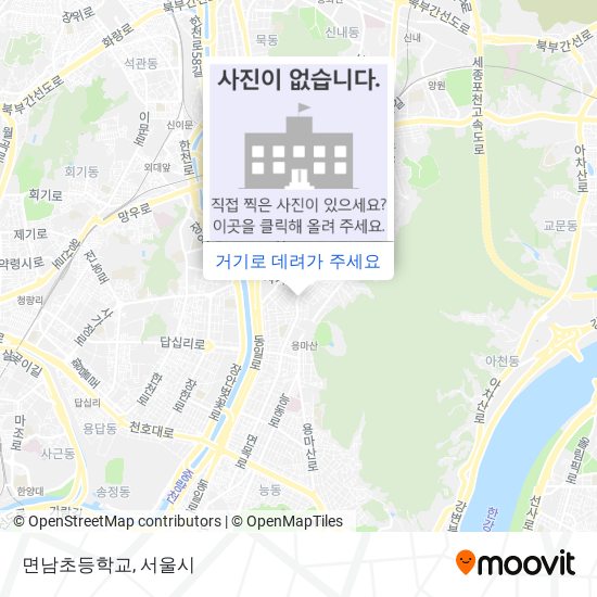 면남초등학교 지도