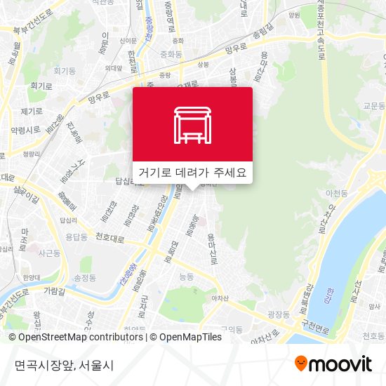 면곡시장앞 지도