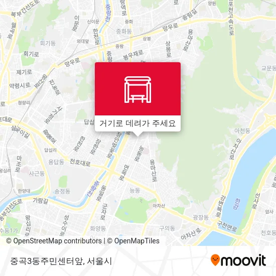 중곡3동주민센터앞 지도