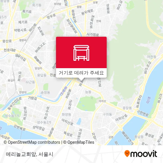 메리놀교회앞 지도