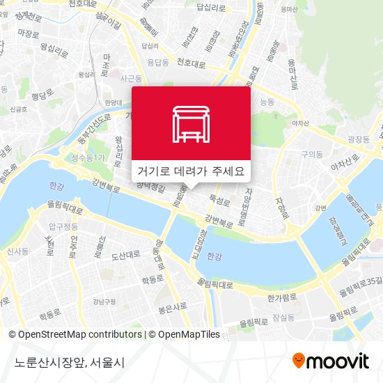 노룬산시장앞 지도