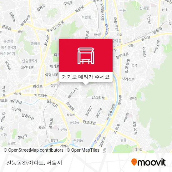 전농동Sk아파트 지도