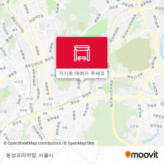 동성프라자앞 지도