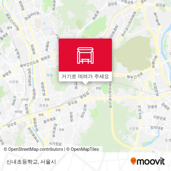 신내초등학교 지도