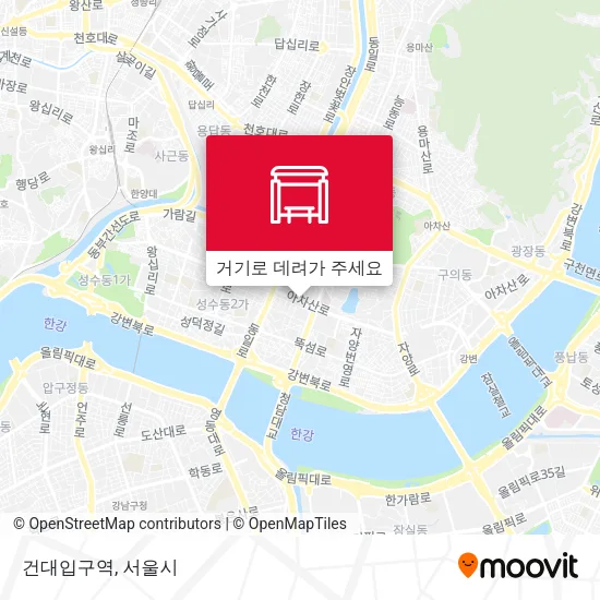 건대입구역 지도
