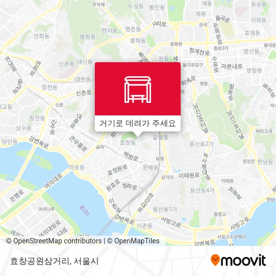 효창공원삼거리 지도