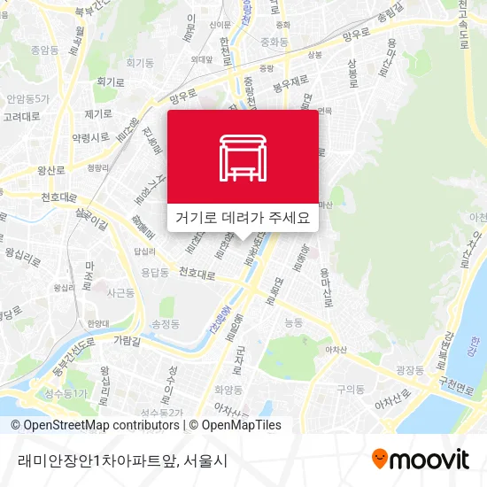 래미안장안1차아파트앞 지도