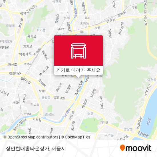 장안현대홈타운상가 지도