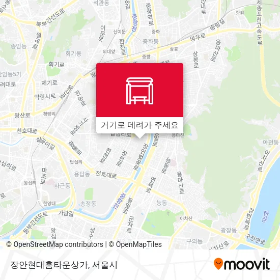 장안현대홈타운상가 지도