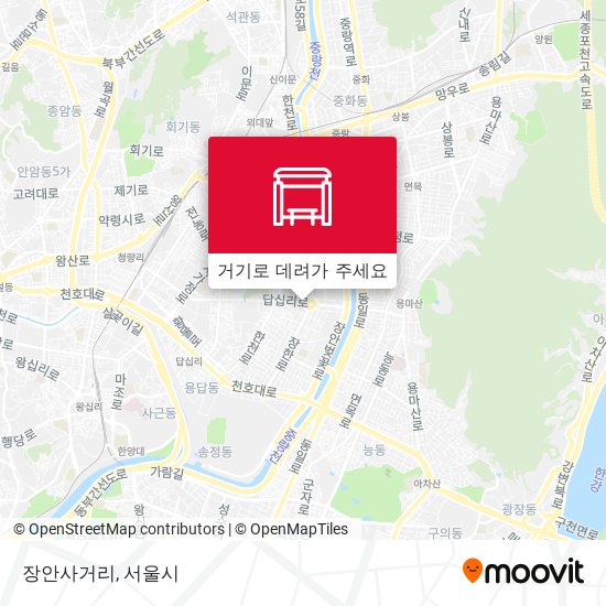 장안사거리 지도