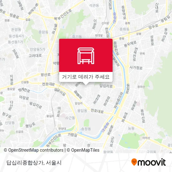답십리종합상가 지도