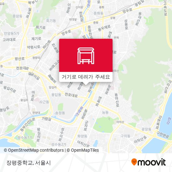 장평중학교 지도