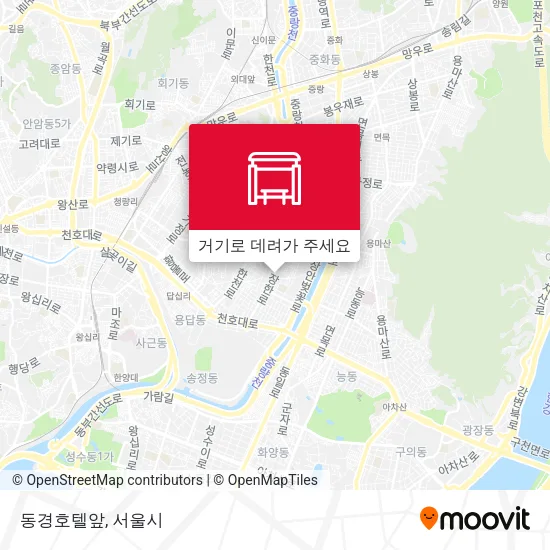 동경호텔앞 지도