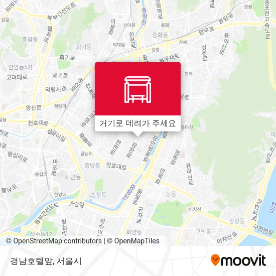 경남호텔앞 지도