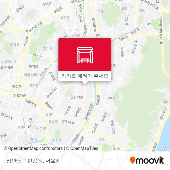 장안동근린공원 지도