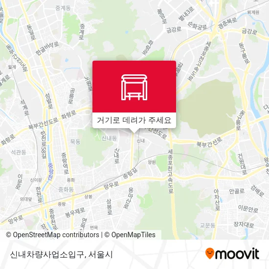 신내차량사업소입구 지도