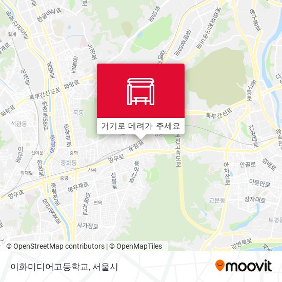 이화미디어고등학교 지도