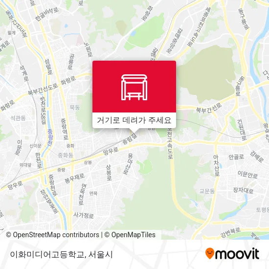 이화미디어고등학교 지도