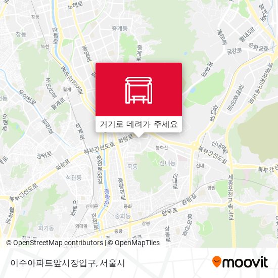 이수아파트앞시장입구 지도