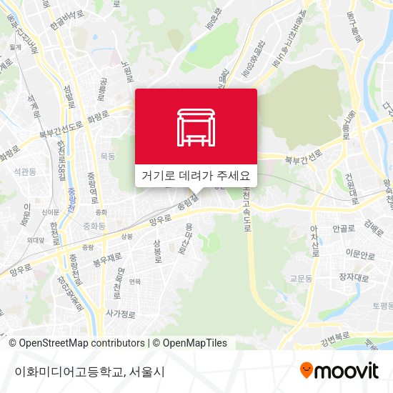 이화미디어고등학교 지도