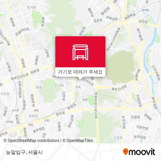능말입구 지도