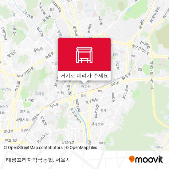 태릉프라자약국농협 지도
