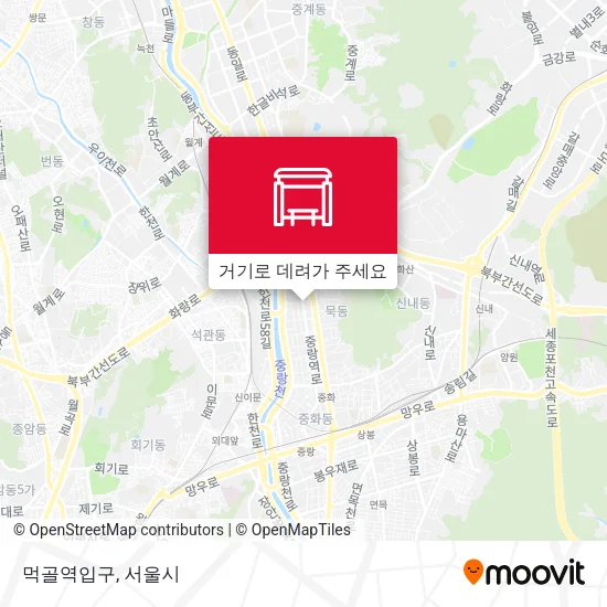먹골역입구 지도